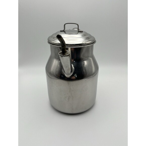 Vintage Polar Stainless Steel 18-8 S-100 Teapot/Coffee Pot 12-56 1950s - Picture 2 of 5